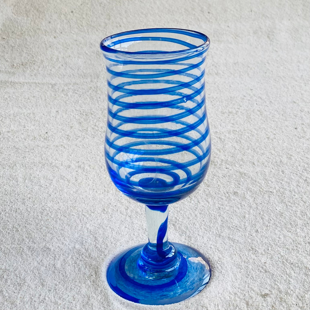 Blown glass - goblet (standard wine)