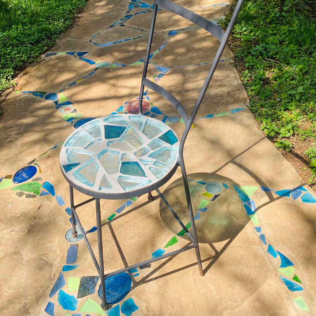 Dalle de Verre chair ~ 35cm seat, 49cm high