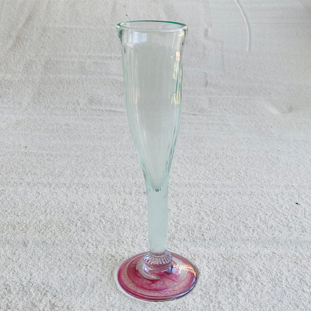 Blown glass - goblet (champagne flute)