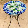 Dalle de Verre table ~ 60cm diameter, 77cm high