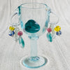 Blown glass - goblet 'Maasai' by Josja