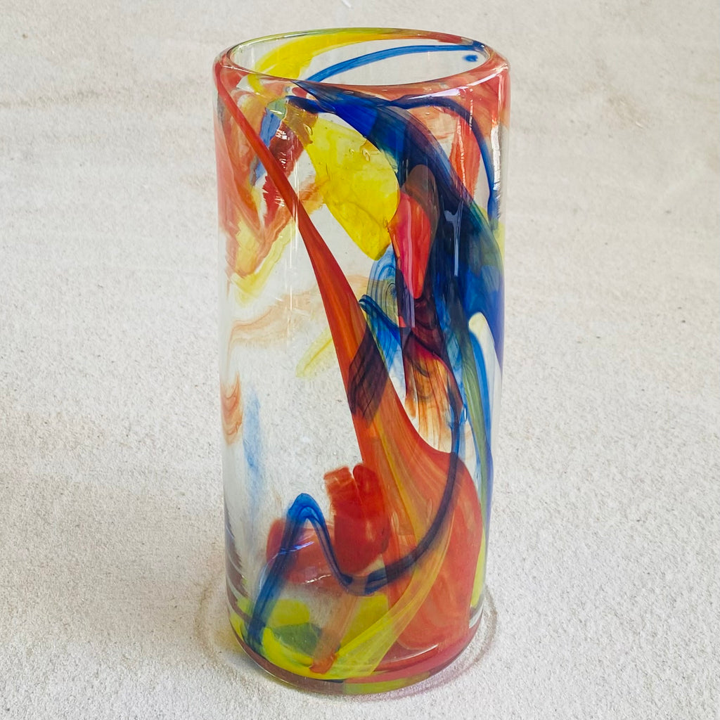 Blown glass - vase (cylinder 25cm)