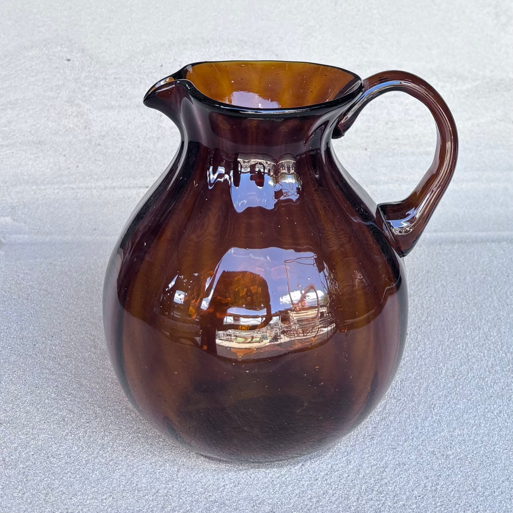Blown glass - jug (fat)