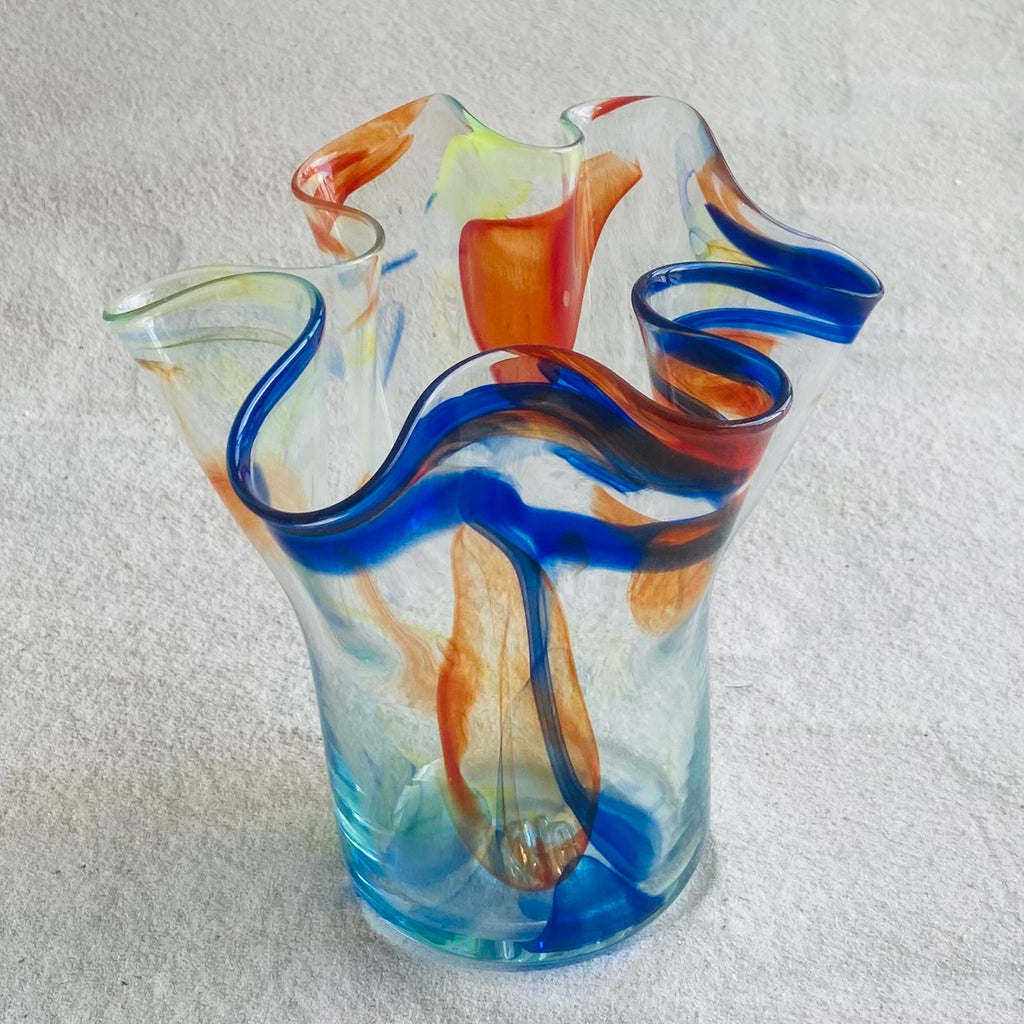 Blown glass - vase (floppy 20cm)