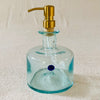 Blown glass - bottle with dispenser top