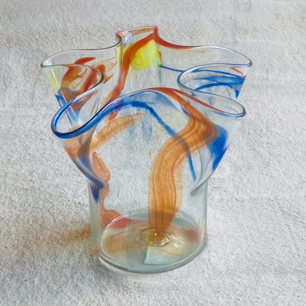 Blown glass - vase (floppy 20cm)