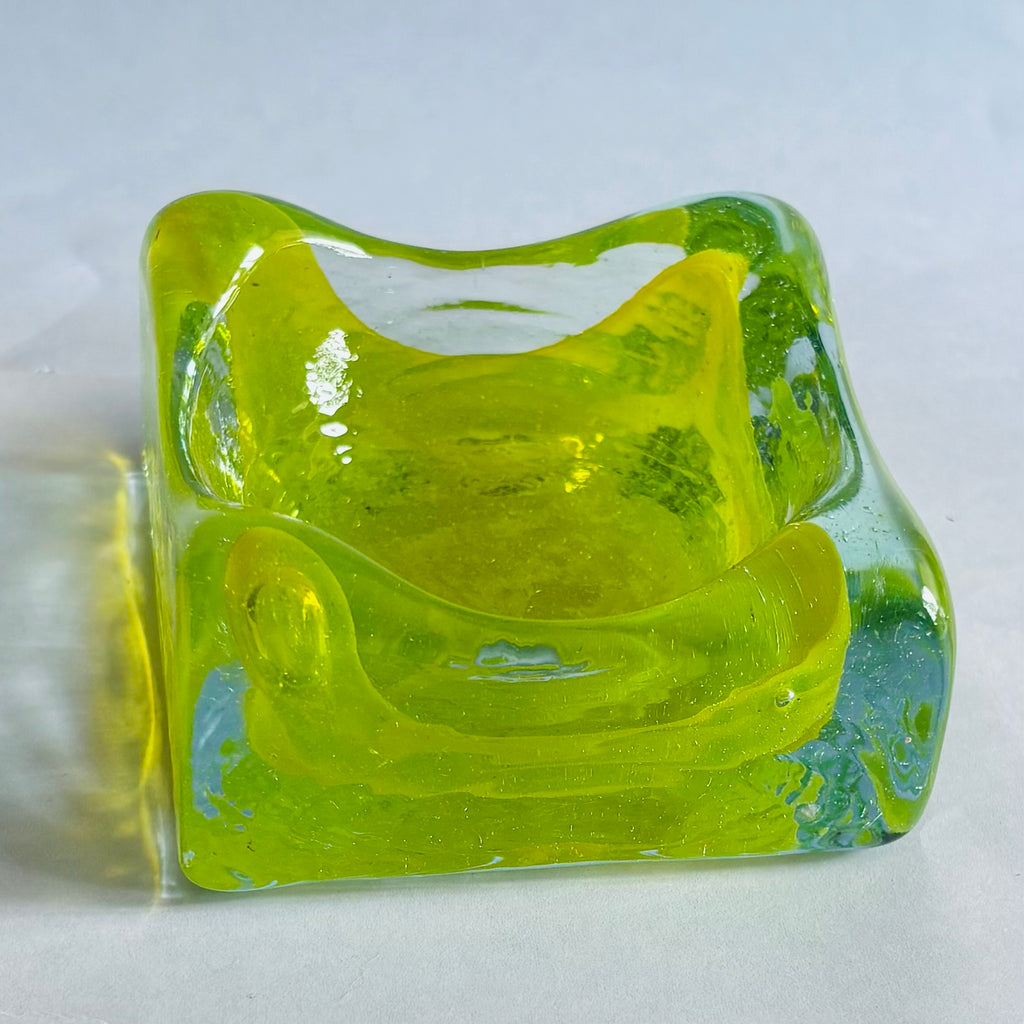 Cast glass - dish