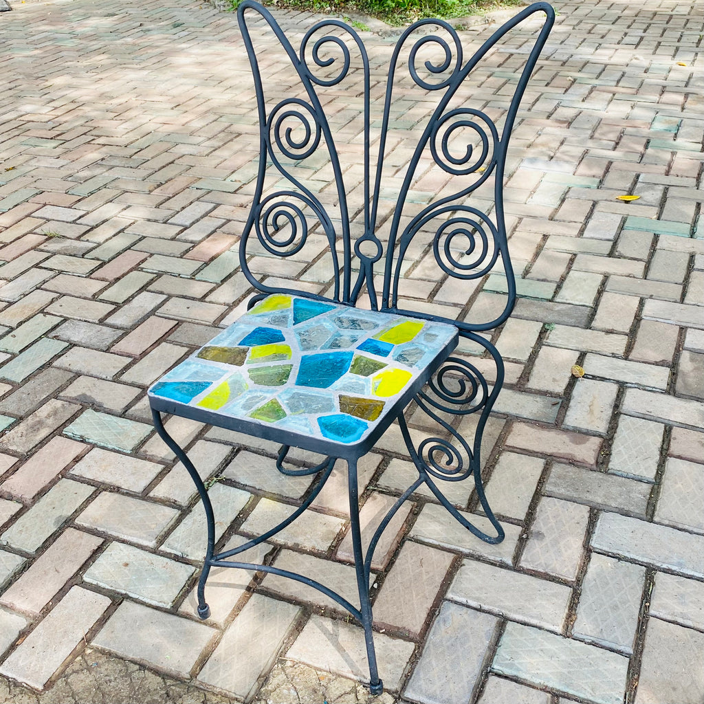 Dalle de Verre butterfly seat