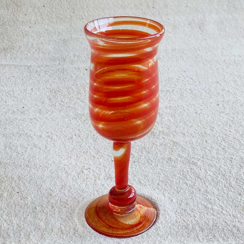 Blown glass - goblet (standard wine)