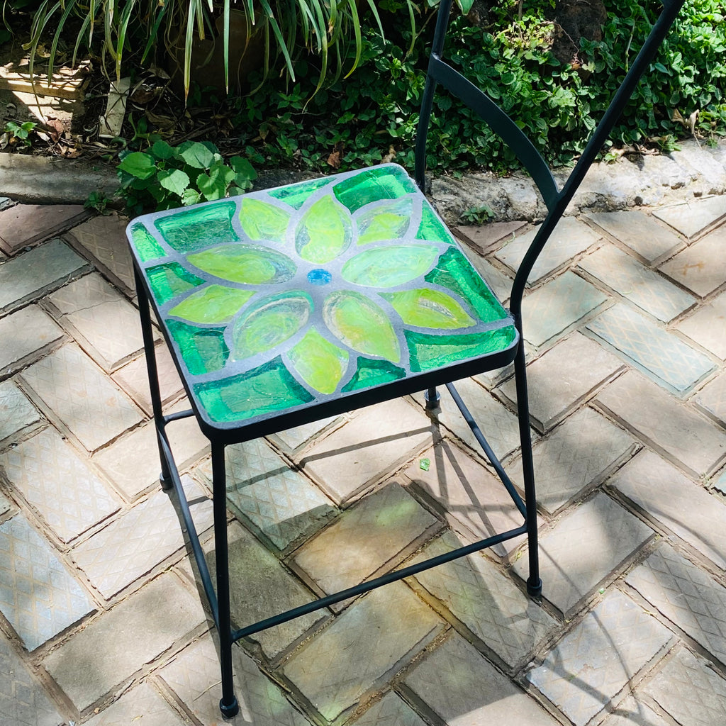 Dalle de Verre chair ~ 35cm seat, 49cm high