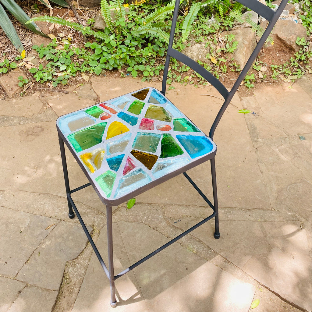 Dalle de Verre chair ~ 35cm seat, 49cm high
