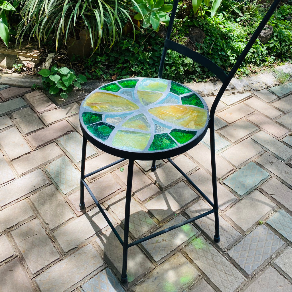 Dalle de Verre chair ~ 35cm seat, 49cm high