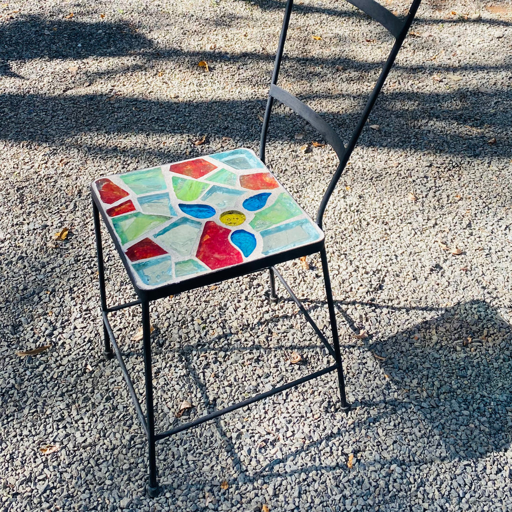 Dalle de Verre chair ~ 35cm seat, 49cm high