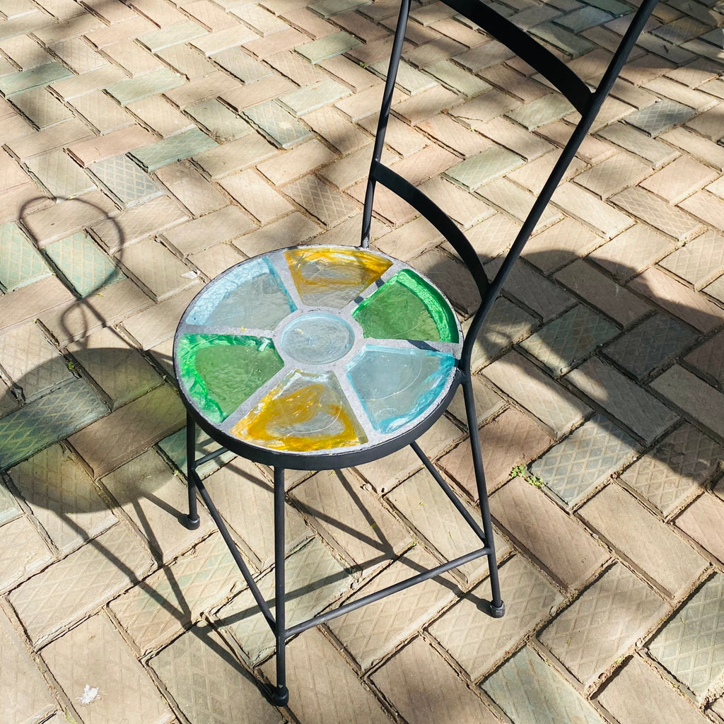 Dalle de Verre chair ~ 35cm seat, 49cm high