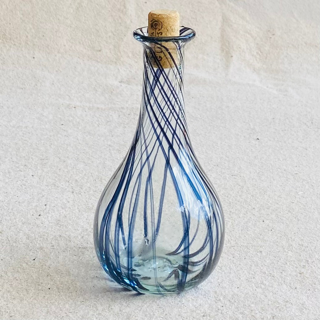 Blown glass - bottle (15cm teardrop) ~ 125ml