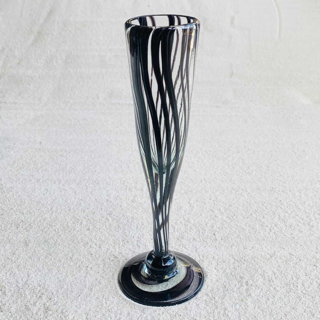 Blown glass - goblet (champagne flute)