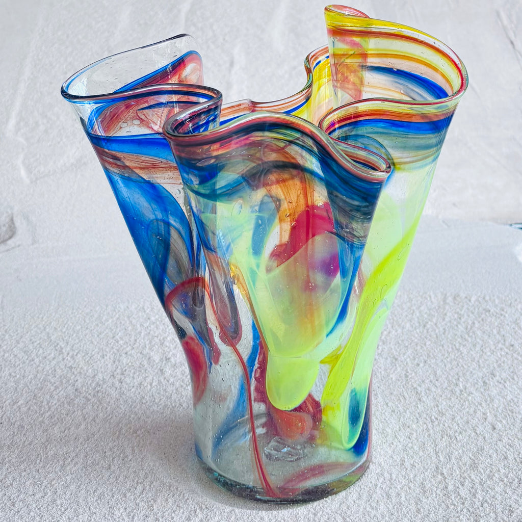 Blown glass - vase (floppy 25cm)