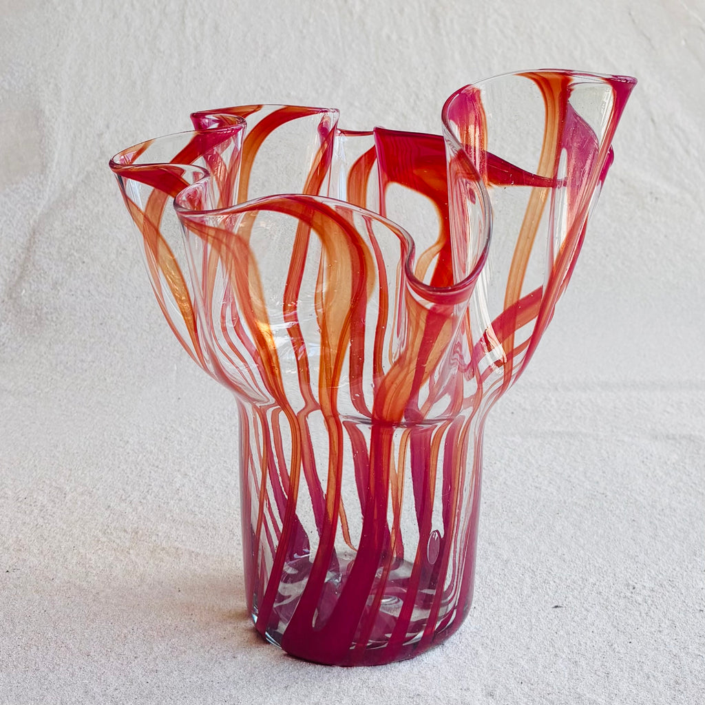 Blown glass - vase (floppy 25cm)