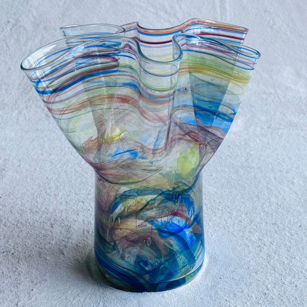 Blown glass - vase (floppy 30cm)