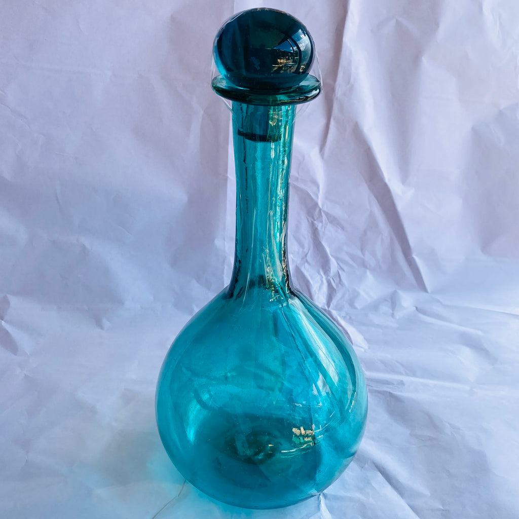 Blown glass - decanter (30cm teardrop) ~ 1300ml