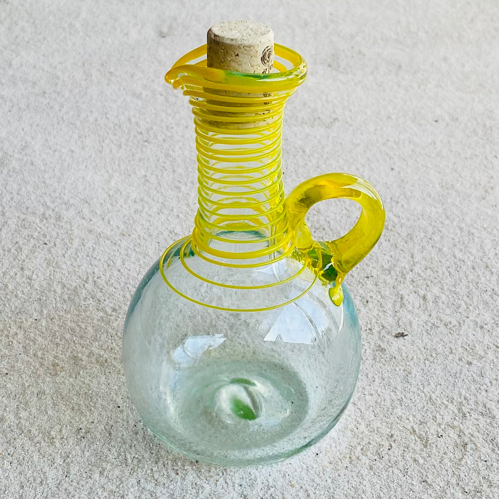 Blown glass -  olio jug