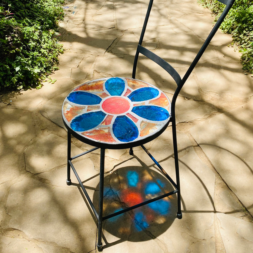 Dalle de Verre chair ~ 35cm seat, 49cm high