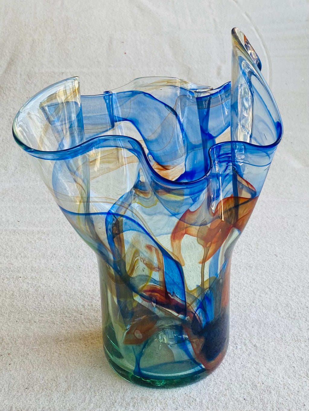 Blown glass - vase (floppy 30cm)