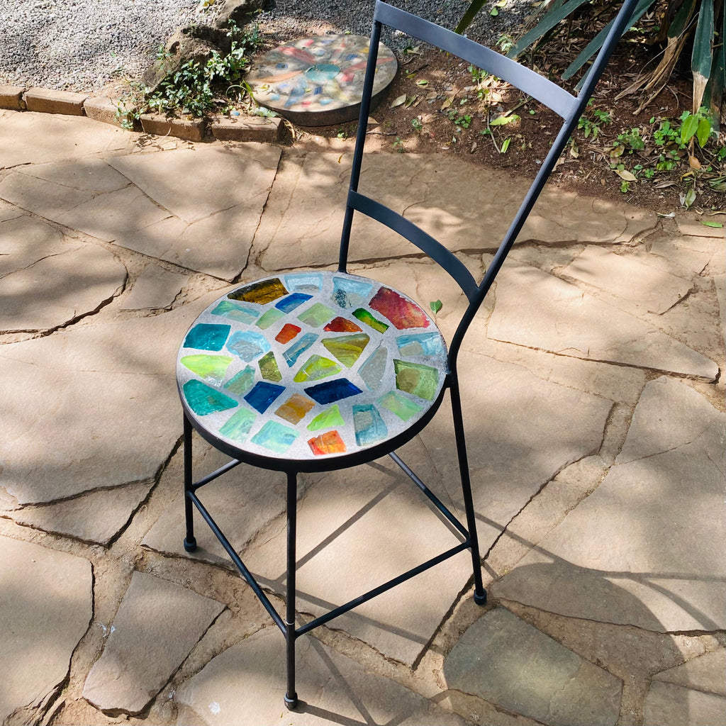 Dalle de Verre chair ~ 35cm seat, 49cm high