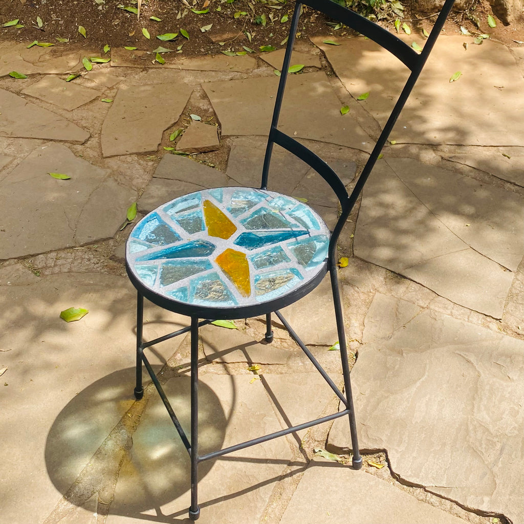 Dalle de Verre chair ~ 35cm seat, 49cm high