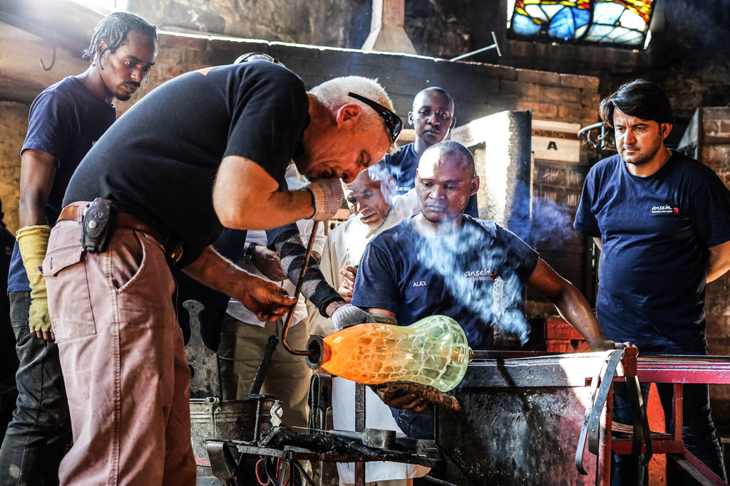 glass blowing demonstration