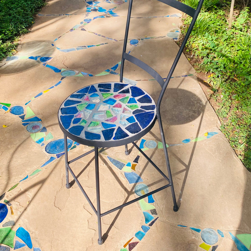 Dalle de Verre chair ~ 35cm seat, 49cm high