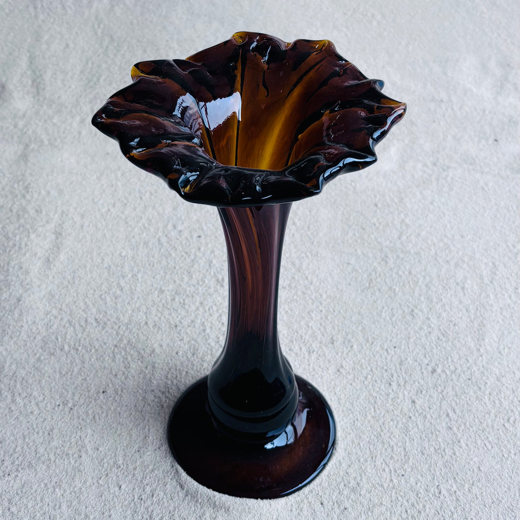 Blown glass - vase (lily 25cm)