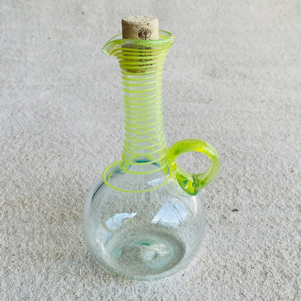 Blown glass -  olio jug