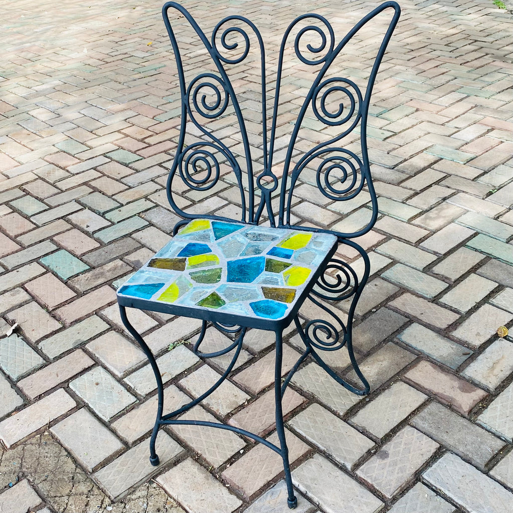 Dalle de Verre butterfly seat