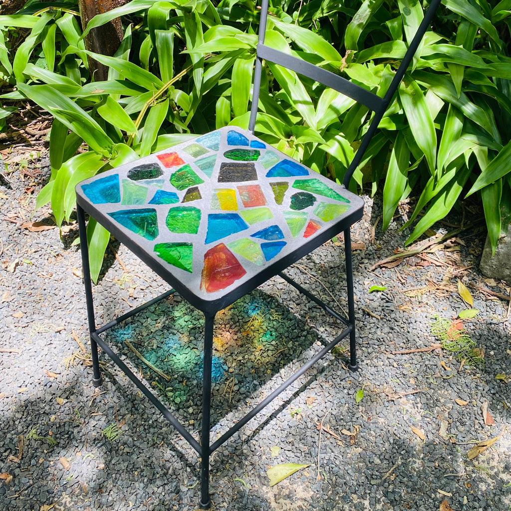 Dalle de Verre chair ~ 35cm seat, 49cm high