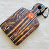 chopping board, small - chopping area 25x22cm, handle 15cm - total 39cm