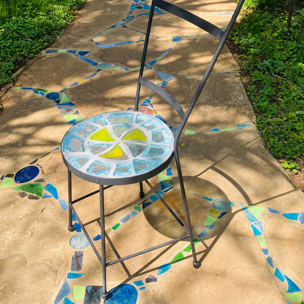 Dalle de Verre chair ~ 35cm seat, 49cm high