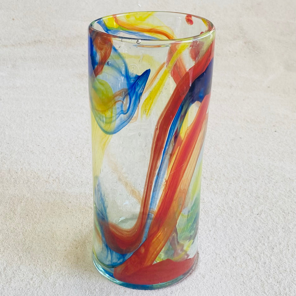 Blown glass - vase (cylinder 25cm)