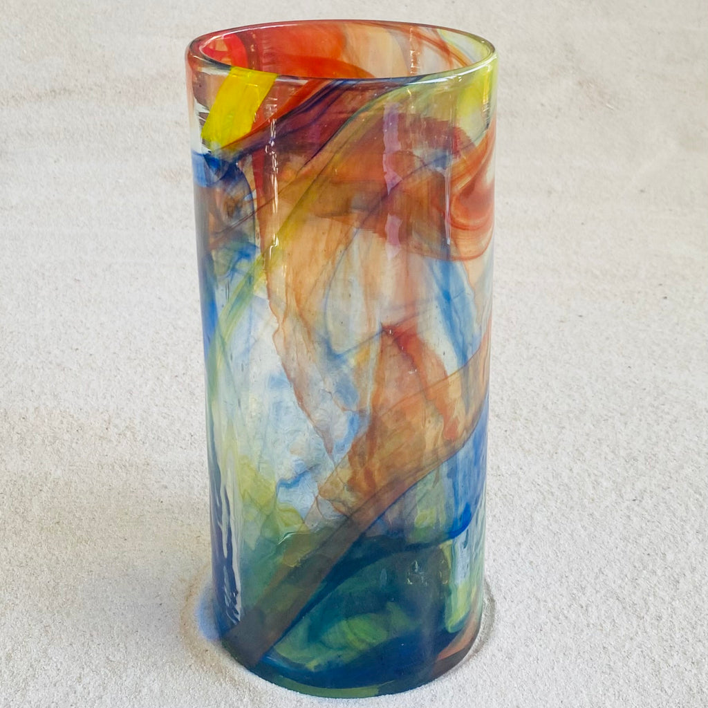 Blown glass - vase (cylinder 25cm)