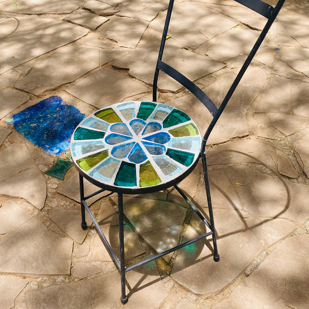 Dalle de Verre chair ~ 35cm seat, 49cm high