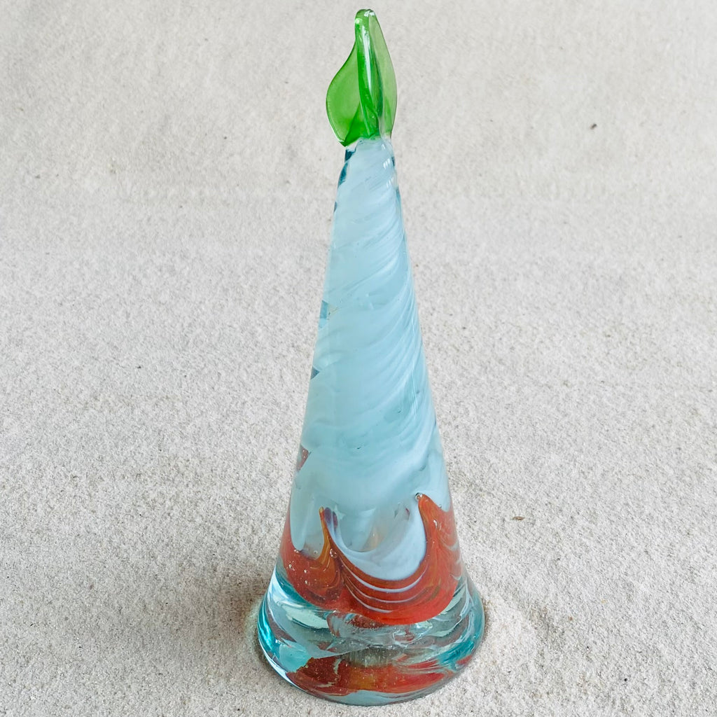 Solid glass - tree paperweight