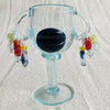 Blown glass - goblet 'Maasai' by Josja