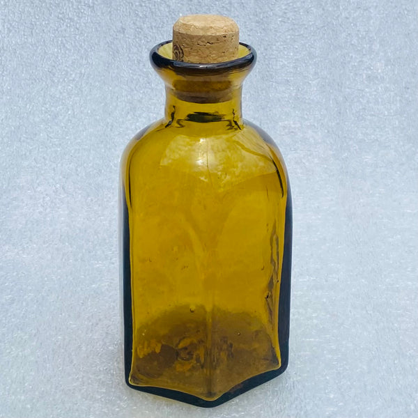 Blown glass - bottle (hexagon)