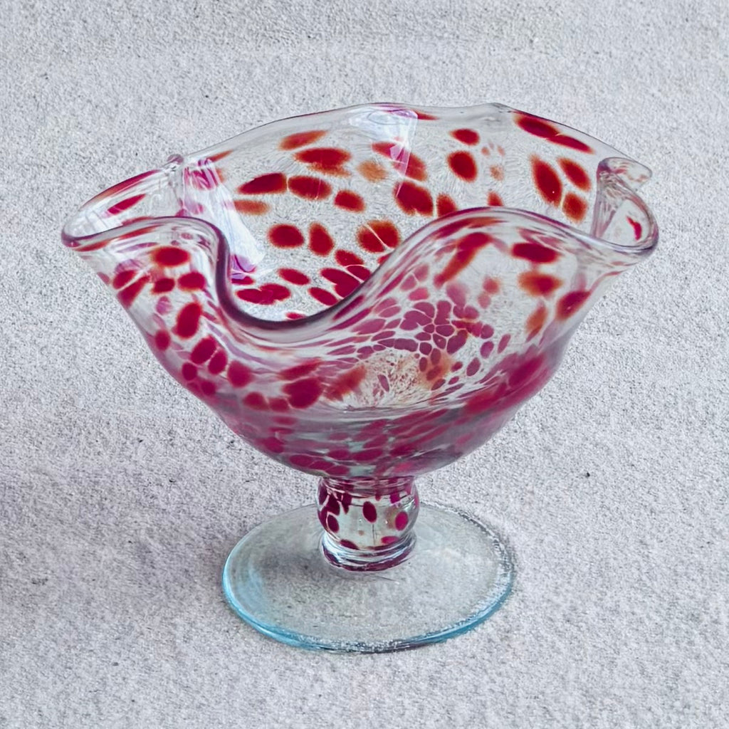 Blown glass - olive dish