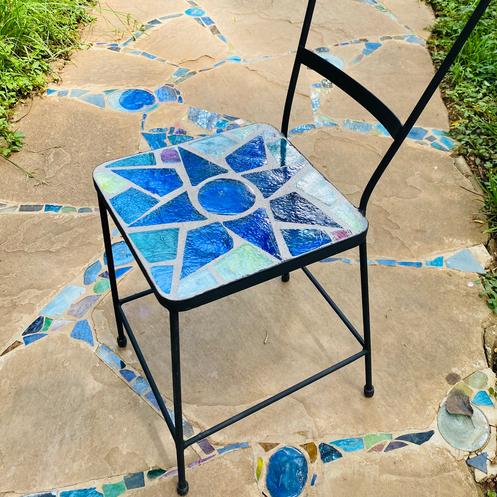 Dalle de Verre chair ~ 35cm seat, 49cm high