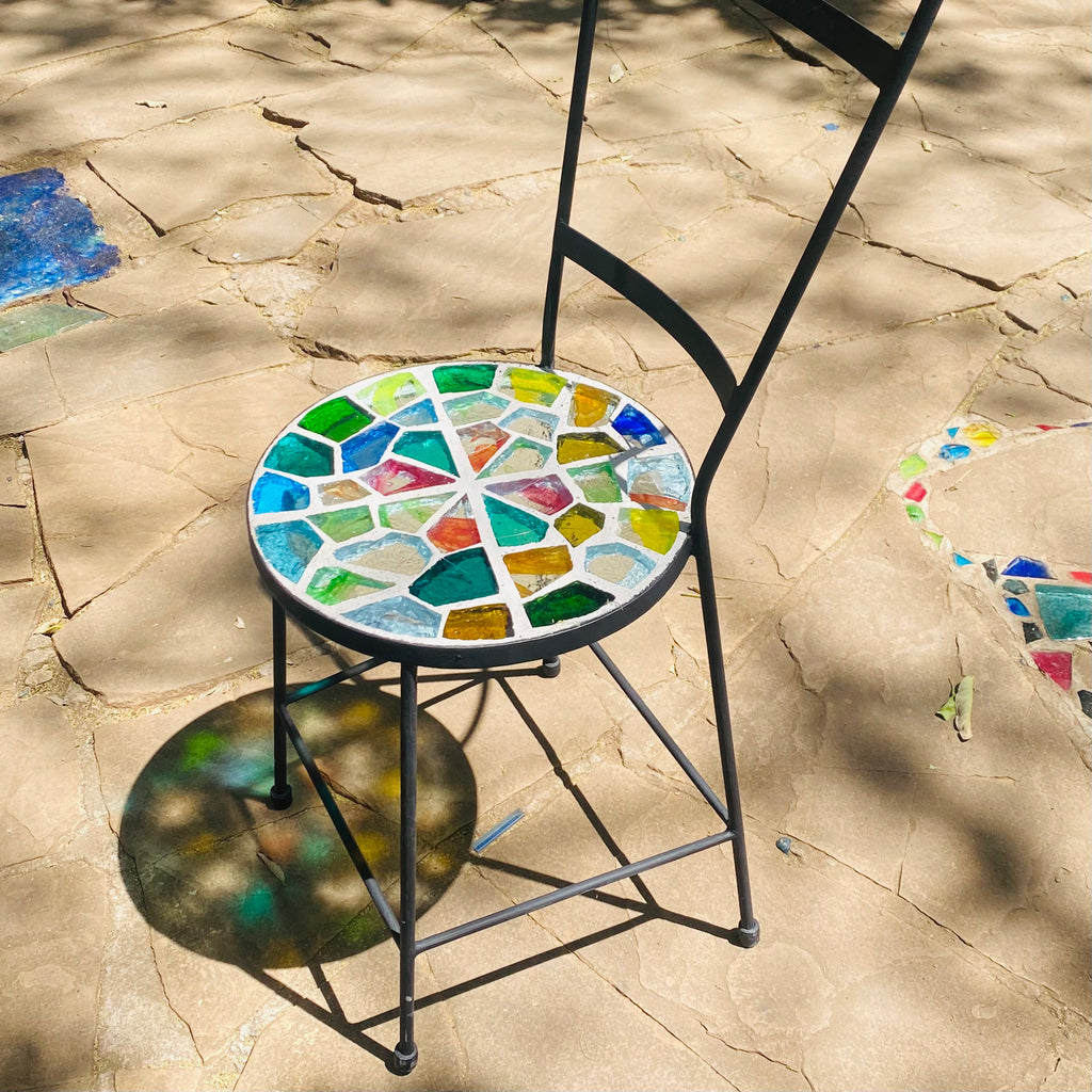 Dalle de Verre chair ~ 35cm seat, 49cm high