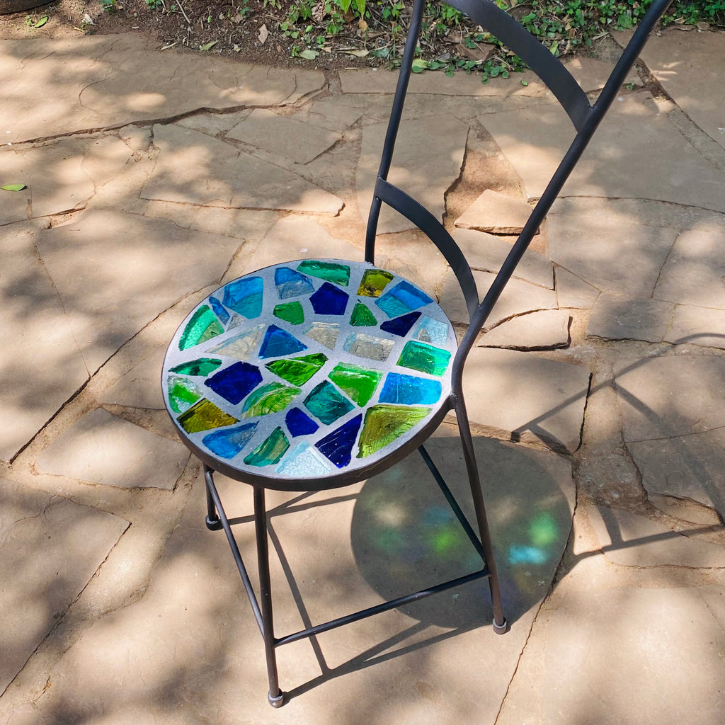 Dalle de Verre chair ~ 35cm seat, 49cm high