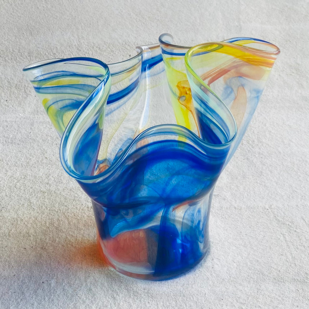 Blown glass - vase (floppy 25cm)