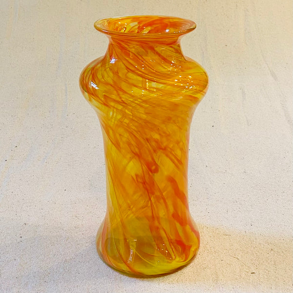 Blown glass - vase multifrit twist Chinoise