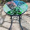 Dalle de Verre table ~ 60cm diameter, 77cm high